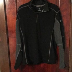 Men’s Kuhl Black 1/4 zip fleece. Like New!